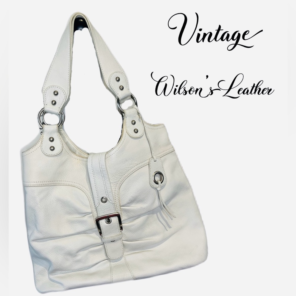 Vintage Wilsons Leather Hobo Bag